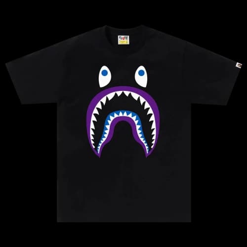 BAPE Colors Shark Ponr Tee 'Black'