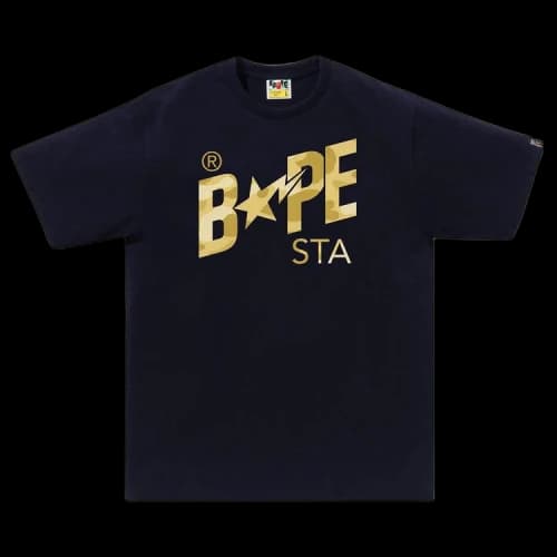 BAPE Color Camo Bape Sta Logo Tee 'Navy'