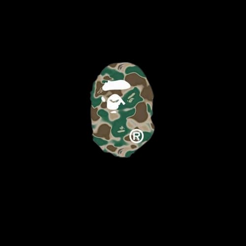 BAPE Liquid Camo Big Ape Head Tee 'White'