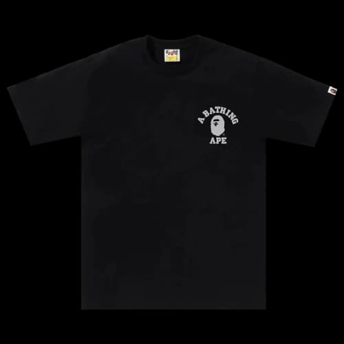 BAPE Liquid Camo College ATS Tee 'Black'
