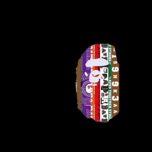 BAPE Fans Scarf Side Big Ape Head Tee 'Wihte'