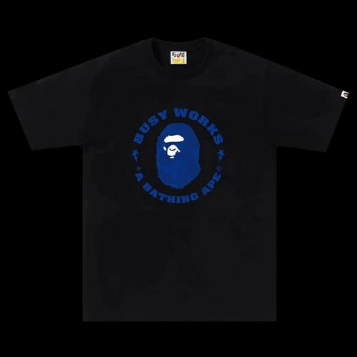 BAPE Ink Camo Busy Works Tee 'Black'