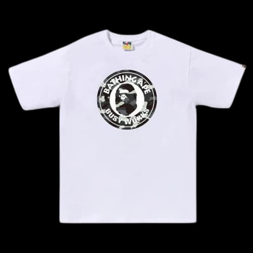 BAPE City Camo Busy Works Tee 'White'