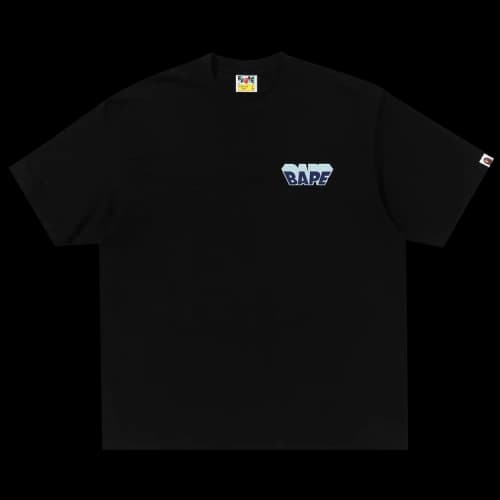 BAPE Graffiti Logo Relaxed Fit Tee 'Black'