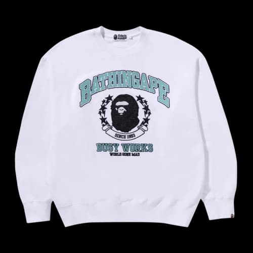 BAPE Bathing Ape Crewneck 'White'