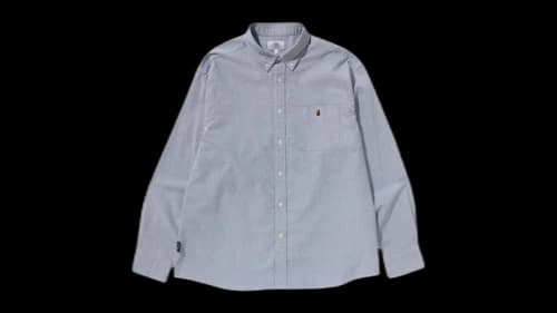 BAPE One Point Cordura Oxford Shirt Gray