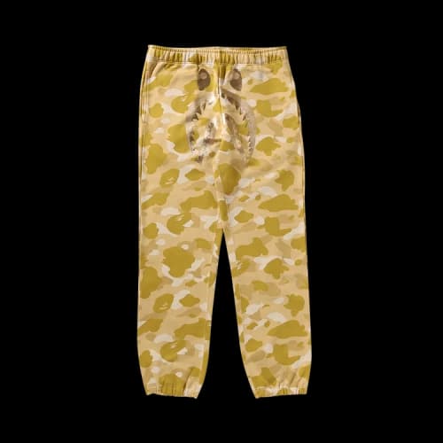 BAPE Color Camo Shark Sweatpants 'Yellow'