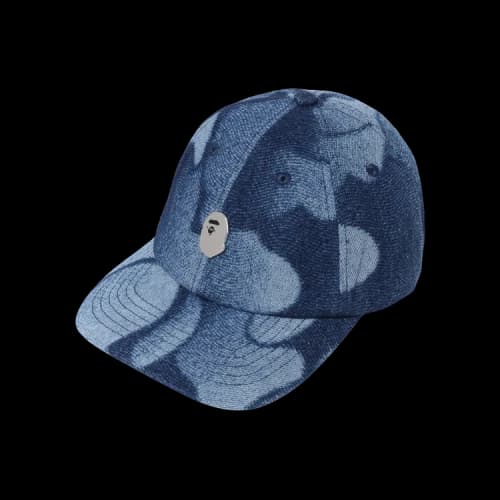 BAPE Rainbow Jacquard Metal Ape Head One Point Logo Pin Cap 'Multicolor'
