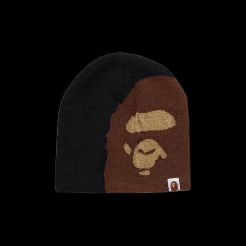 BAPE Ape Head Knit Cap 'Black'