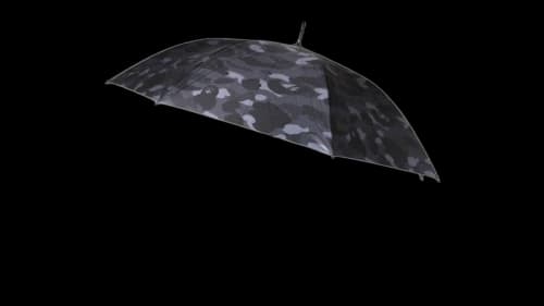 BAPE Color Camo Umbrella Black