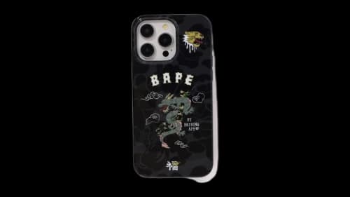 BAPE Souvenir iPhone 15 Pro Max Case Black