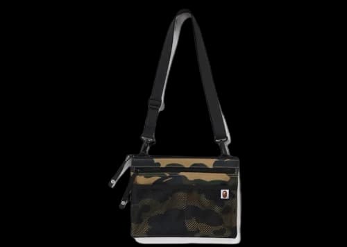BAPE 1st Camo Cordura Sacoche Green