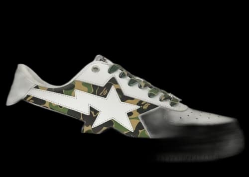 A Bathing Ape Bape Sta Icon ABC Camo Green