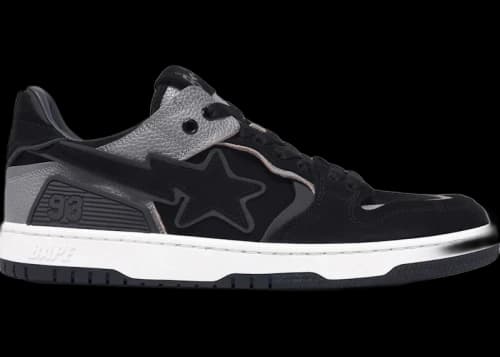 BAPE A Bathing Ape Sk8 Sta #6 Black