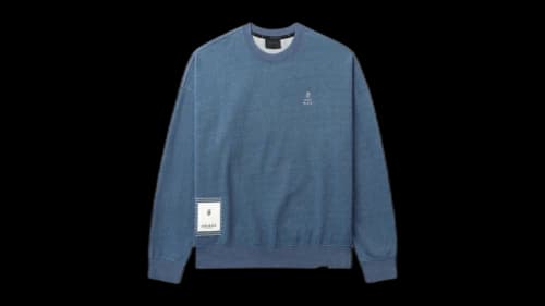 BAPE Black Embroidery Indigo Sweatshirt Indigo