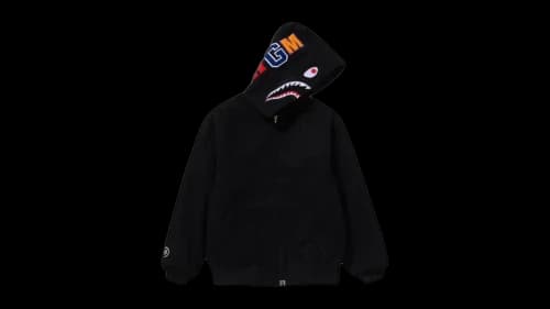 BAPE Shark Work Hoodie Jacket Black