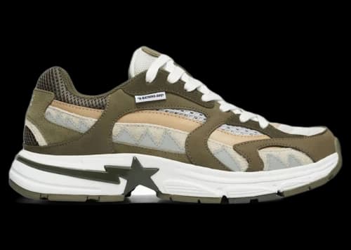 BAPE A Bathing Ape Shark Sta M2 Olive Drab