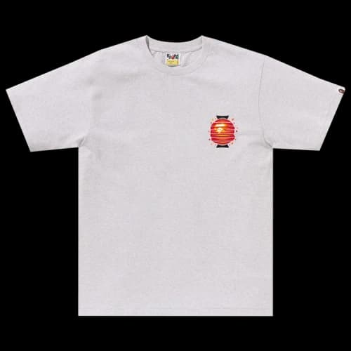 BAPE Japanese Lantern Tee 'Grey'