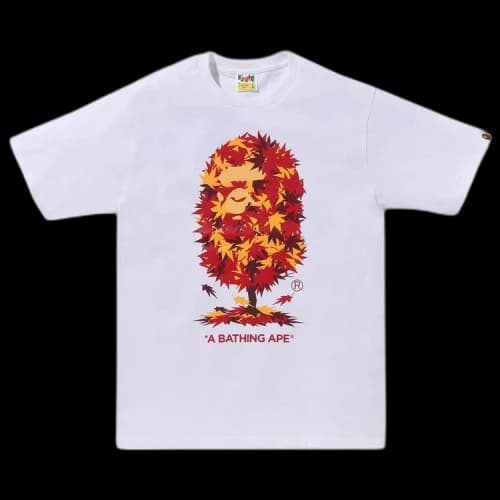 BAPE Japan Autumn Ape Head Tee 'White'
