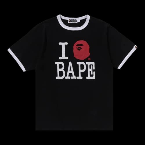 BAPE I Love BAPE Tee 'Black'