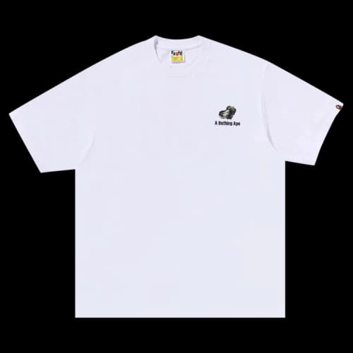 BAPE ABC Camo Logo Relaxed Fit Tee 'White'