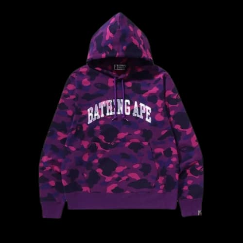 BAPE Color Camo Pullover Hoodie 'Purple'