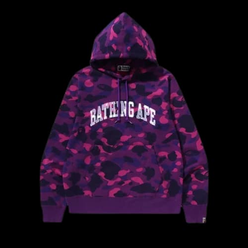 BAPE Color Camo Pullover Hoodie 'Purple'