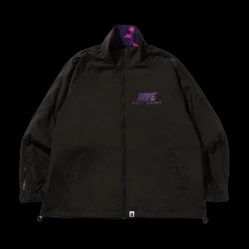BAPE Color Camo Deformation Relaxed Fit Track Jacket 'Black'