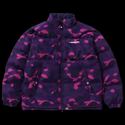 BAPE Color Camo Reversible Down Jacket 'Purple'