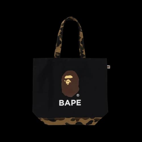 BAPE 1st Camo Ape Head Tote Bag 'Black'