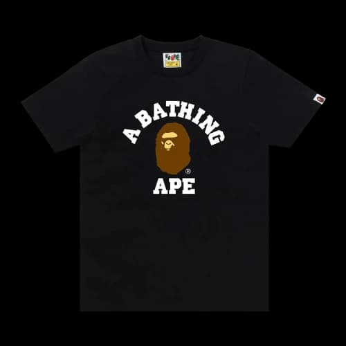 BAPE College Tee 'Black'