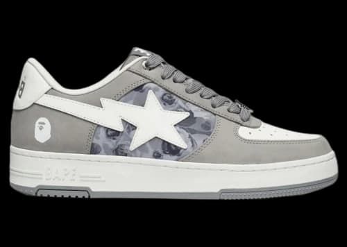 A Bathing Ape Bape Sta #2 Gray Roses