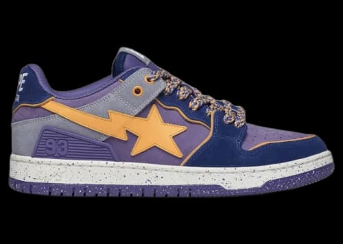 BAPE A Bathing Ape Sk8 Sta #4 M2 Purple