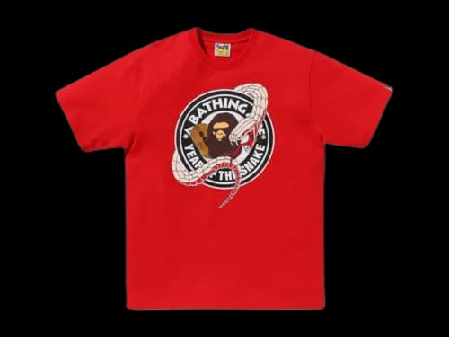 BAPE Year Of The Snake Tee Red