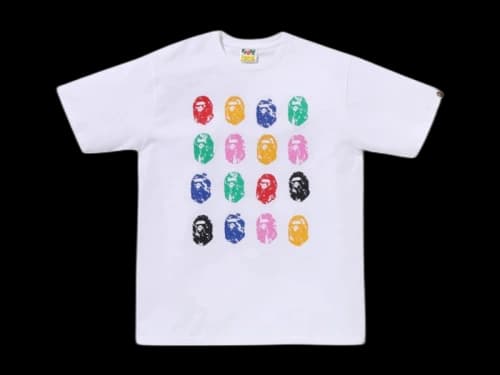 BAPE A Bathing Ape 32nd Anniversary Ape Head Tee Black