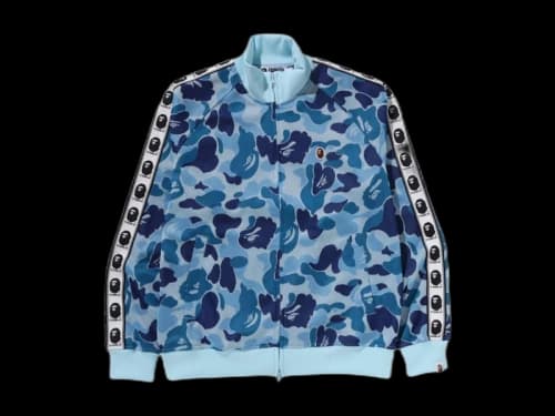 BAPE ABC Camo Jacquard Track Jacket Green