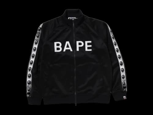 BAPE Track Jacket Gray