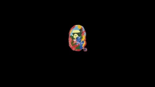 BAPE x KidSuper Painting Ape Head Tee White