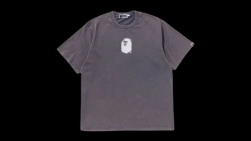 BAPE Pigment Print Ape Head Relaxed Fit Tee Olivedrab