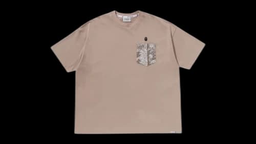 BAPE Black Paisley II Pocket Tee Beige