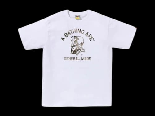 BAPE High Tone Bleach General Made Tee Black