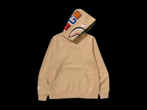 BAPE ABC Camo Shark Pullover Hoodie (SS25) Gray