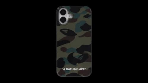 BAPE 1st Camo iPhone 16 Plus Case Green