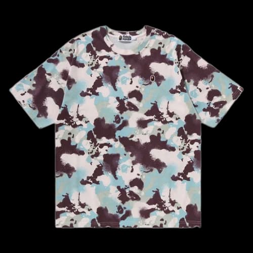 BAPE Map Camo Ape Head One Point Tee 'Multicolor'