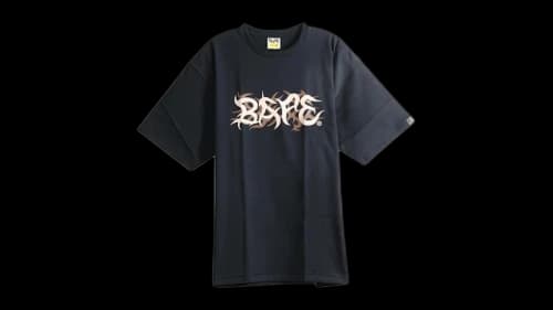 BAPE Trial Camo Bape Logo Tee (SS26) Black