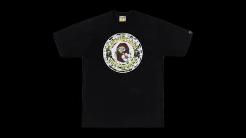 BAPE ABC Resort Camo Busy Works Tee (FW25) Black