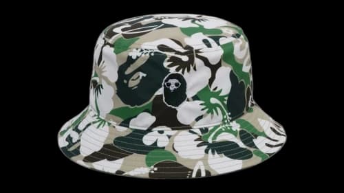 BAPE ABC Resort Camo Bucket Hat Green