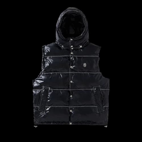 GOAT Exclusive BAPE Nylonetal Badge Relaxed Fit Padded Vest