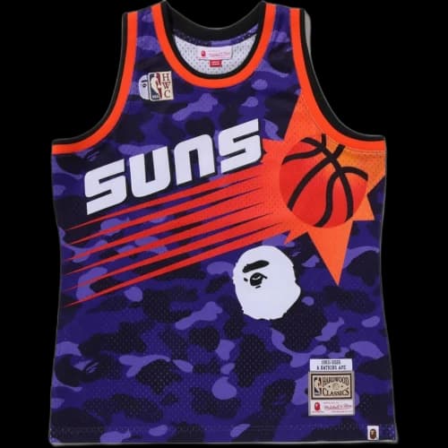 BAPE x Mitchell & Ness NBA Phoenix Suns Swingman Jersey Purple