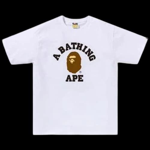 BAPE College Tee 'White'